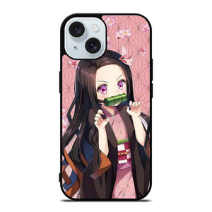 ANIME DEMON SLAYER NEZUKO KAMADO iPhone 15 Case Cover