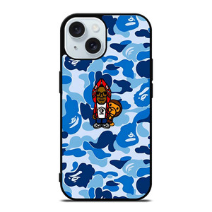 BABY MILO BATHING APE KID CUDI CAMO iPhone 15 Case Cover
