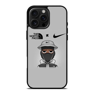 THE NORTH FACE X NIKE LOGO iPhone 16 Pro Max Case Cover THE NORTH FACE X NIKE LOGO iPhone 16 Pro Max Case Cover