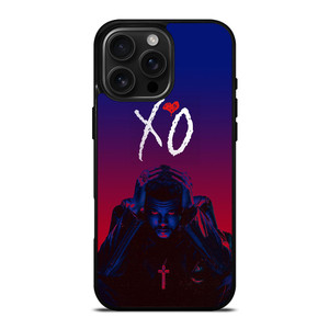 THE WEEKND XO LOGO RED BLUE iPhone 16 Pro Max Case Cover THE WEEKND XO LOGO RED BLUE iPhone 16 Pro Max Case Cover