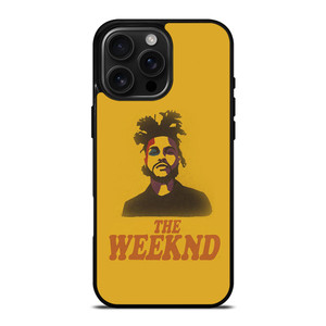 THE WEEKND YELLOW RETRO DESIGN iPhone 16 Pro Max Case Cover THE WEEKND YELLOW RETRO DESIGN iPhone 16 Pro Max Case Cover