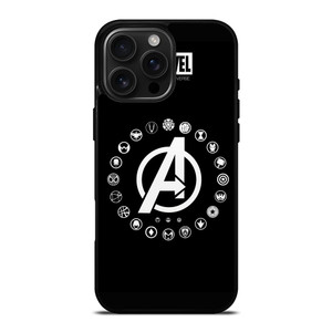 AVENGERS ENDGAME SUPERHERO ICON iPhone 16 Pro Max Case Cover AVENGERS ENDGAME SUPERHERO ICON iPhone 16 Pro Max Case Cover