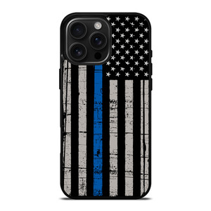 THIN BLUE LINE FLAG iPhone 16 Pro Max Case Cover THIN BLUE LINE FLAG iPhone 16 Pro Max Case Cover