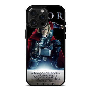 THOR MARVEL iPhone 16 Pro Max Case Cover THOR MARVEL iPhone 16 Pro Max Case Cover