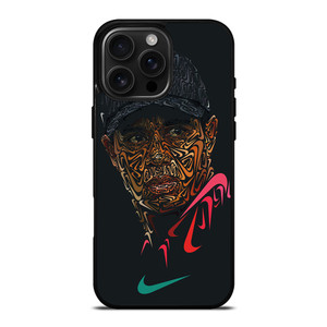 TIGER WOODS NIKE PORTRAIT iPhone 16 Pro Max Case Cover TIGER WOODS NIKE PORTRAIT iPhone 16 Pro Max Case Cover