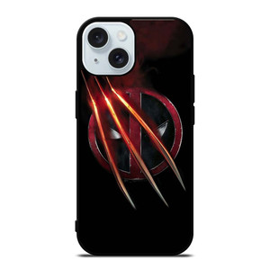 DEADPOOL X WOLVERINE LOGO iPhone 15 Case Cover