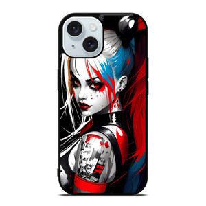 HARLEY QUINN DC ART iPhone 15 Case Cover HARLEY QUINN DC ART iPhone 15 Case Cover