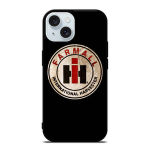 IH INTERNATIONAL HARVESTER FARMALL LOGO TRACTOR EMBLEM iPhone 15 Case Cover IH INTERNATIONAL HARVESTER FARMALL LOGO TRACTOR EMBLEM iPhone 15 Case Cover