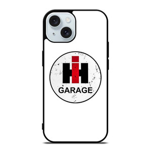 IH INTERNATIONAL HARVESTER FARMALL LOGO TRACTOR GARAGE iPhone 15 Case Cover IH INTERNATIONAL HARVESTER FARMALL LOGO TRACTOR GARAGE iPhone 15 Case Cover