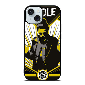 J. COLE BORN SINNER iPhone 15 Case Cover J. COLE BORN SINNER iPhone 15 Case Cover