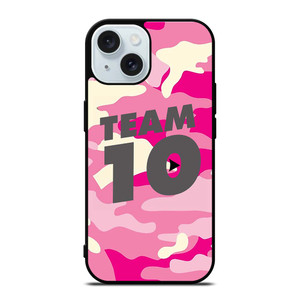 JAKE PAUL TEAM 10 CAMO iPhone 15 Case Cover JAKE PAUL TEAM 10 CAMO iPhone 15 Case Cover