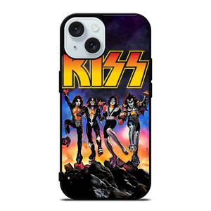 KISS BAND ROCK AND ROLL iPhone 15 Case Cover