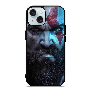 KRATOS FACE GOD OF WAR RAGNAROK iPhone 15 Case Cover KRATOS FACE GOD OF WAR RAGNAROK iPhone 15 Case Cover
