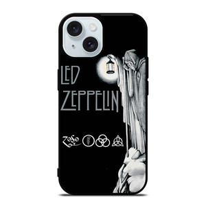 LED ZEPPELIN DARKNESS iPhone 15 Case Cover LED ZEPPELIN DARKNESS iPhone 15 Case Cover