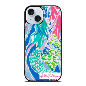 LILLY PULITZER MERMADE CAVE iPhone 15 Case Cover LILLY PULITZER MERMADE CAVE iPhone 15 Case Cover