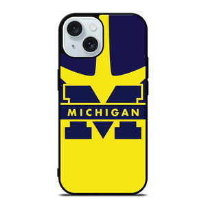 LOGO MICHIGAN WOLVERINES iPhone 15 Case Cover