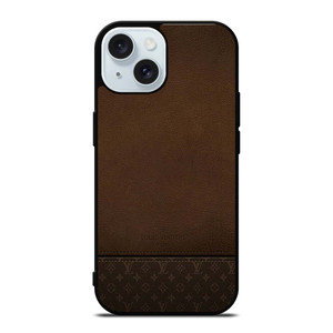 LOUIS VUITTON PARIS LV LOGO LEATHER BAG iPhone 15 Case Cover