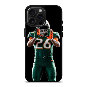 UM MIAMI HURRICANES FOOTBALL iPhone 16 Pro Max Case Cover UM MIAMI HURRICANES FOOTBALL iPhone 16 Pro Max Case Cover