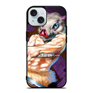 MANGA DEMON SLAYER INOSUKE HASHIBIRA ANIME iPhone 15 Case Cover MANGA DEMON SLAYER INOSUKE HASHIBIRA ANIME iPhone 15 Case Cover