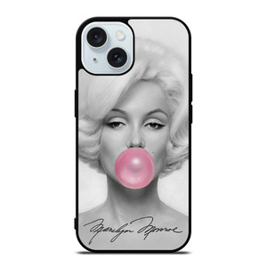 MARILYN MONROE PINK BUBBLEGUM iPhone 15 Case Cover