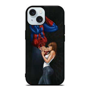 MARY JANE SPIDERMAN KISSING iPhone 15 Case Cover