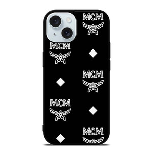MCM WORLDWIDE LOGO BLACK iPhone 15 Case Cover