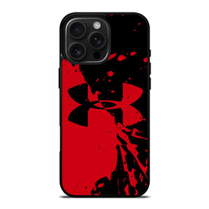 UNDER ARMOUR LOGO RED BLACK iPhone 16 Pro Max Case Cover