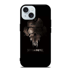 MEGADETH METAL BAND LOGO iPhone 15 Case Cover