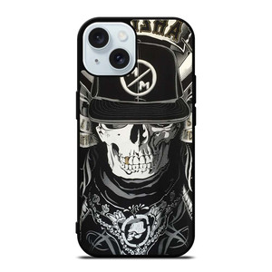 METAL MULISHA BLACK WHITE iPhone 15 Case Cover