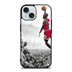 MICHAEL JORDAN AIR DUNK WALL iPhone 15 Case Cover
