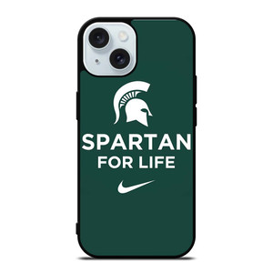 MICHIGAN STATE SPARTAN FOR LIFE iPhone 15 Case Cover