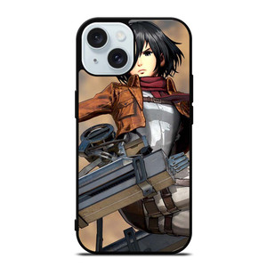 MIKASA ACKERMAN ATTACK ON TITAN iPhone 15 Case Cover
