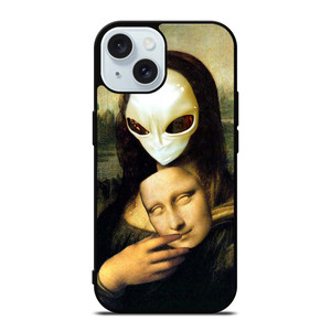MONA LISA ALIEN iPhone 15 Case Cover MONA LISA ALIEN iPhone 15 Case Cover