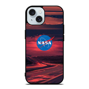 NASA LOGO SUNSET iPhone 15 Case Cover NASA LOGO SUNSET iPhone 15 Case Cover