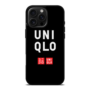 UNIQLO LOGO BLACK 2 iPhone 16 Pro Max Case Cover UNIQLO LOGO BLACK 2 iPhone 16 Pro Max Case Cover