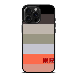 UNIQLO LOGO COLORFUL STRIPES iPhone 16 Pro Max Case Cover UNIQLO LOGO COLORFUL STRIPES iPhone 16 Pro Max Case Cover