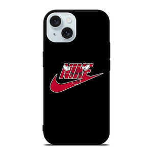 NIKE SWOOSH CHICAGO RED BULL BASKETBALL TEAM LOGO iPhone 15 Case Cover