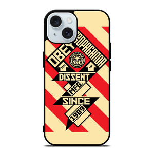 OBEY PROPAGANDA iPhone 15 Case Cover OBEY PROPAGANDA iPhone 15 Case Cover