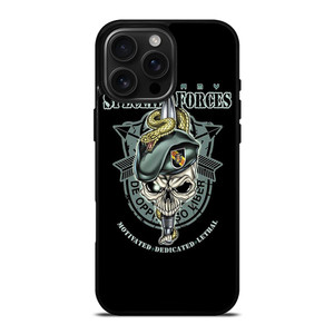 US ARMY SPECIAL FORCES LOGO SKULL iPhone 16 Pro Max Case Cover US ARMY SPECIAL FORCES LOGO SKULL iPhone 16 Pro Max Case Cover