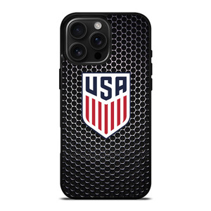 USA SOCCER LOGO CARBON iPhone 16 Pro Max Case Cover USA SOCCER LOGO CARBON iPhone 16 Pro Max Case Cover