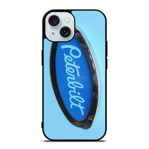 PETERBILT BLUE EMBLEM iPhone 15 Case Cover PETERBILT BLUE EMBLEM iPhone 15 Case Cover