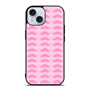 PINK MOUSTACHE iPhone 15 Case Cover PINK MOUSTACHE iPhone 15 Case Cover