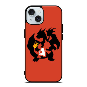 POKEMON CHARMANDER CHARMELEON CHARIZARD iPhone 15 Case Cover POKEMON CHARMANDER CHARMELEON CHARIZARD iPhone 15 Case Cover