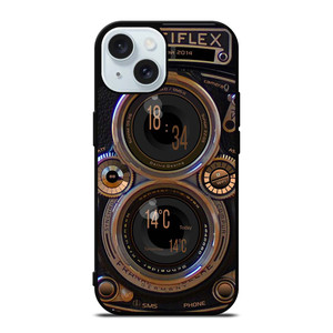 ROLLEIFLEX VINTAGE CAMERA iPhone 15 Case Cover ROLLEIFLEX VINTAGE CAMERA iPhone 15 Case Cover