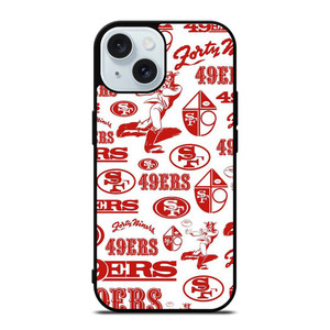 SAN FRANCISCO 49ERS LOGO FORTY NINERS FOOTBALL iPhone 15 Case Cover