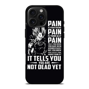 VEGETA QUOTE DRAGON BALL 2 iPhone 16 Pro Max Case Cover