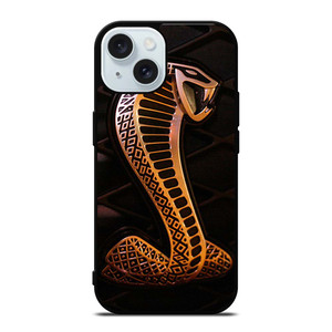 SHELBY COBRA FORD GOLD LOGO iPhone 15 Case Cover