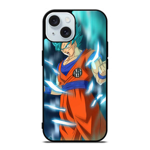 SON GOKU DRAGON BALL SAIYAN BLUE iPhone 15 Case Cover SON GOKU DRAGON BALL SAIYAN BLUE iPhone 15 Case Cover