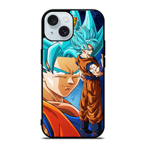 SON GOKU SAIYAN BLUE DRAGON BALL SUPER iPhone 15 Case Cover SON GOKU SAIYAN BLUE DRAGON BALL SUPER iPhone 15 Case Cover