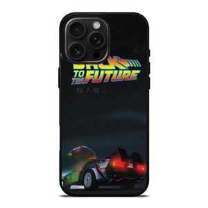 BACK TO THE FUTURE DELOREAN iPhone 16 Pro Max Case Cover BACK TO THE FUTURE DELOREAN iPhone 16 Pro Max Case Cover